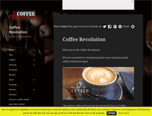 Tablet Screenshot of coffeerevolution.net
